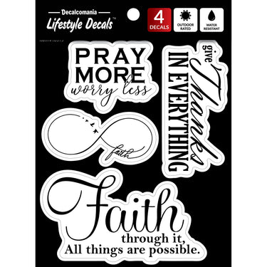 Religious Phrases Black/White